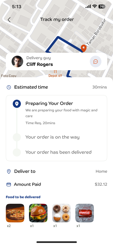 App screen