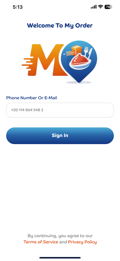 App screen